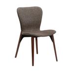 *WOONWINKEL* Dan-Form Paragon Design Stoel Bruin Boucle Met, Huis en Inrichting, Stoelen, Verzenden, Nieuw, Bruin