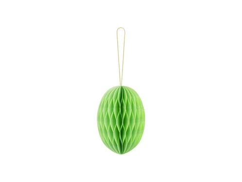 Lichtgroene Honeycomb Paasei 12cm, Hobby en Vrije tijd, Feestartikelen, Nieuw, Verzenden