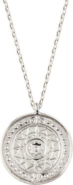 Orelia ketting kort met ingegraveerd muntje zilverkleurig -, Verzenden, Nieuw