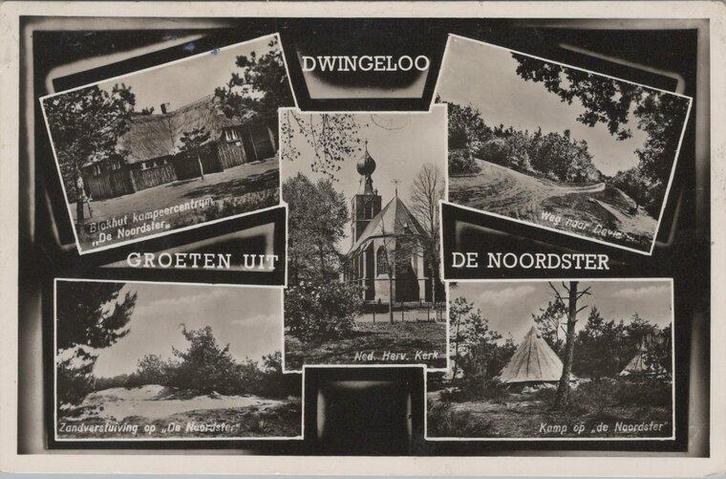 DWINGELO - Meerluik Groeten uit de Noordster, Verzamelen, Ansichtkaarten | Nederland, Verzenden