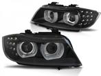 Koplampen BMW E90/E91 09-11 Xenon 3D Angel eyes, Nieuw, Ophalen of Verzenden