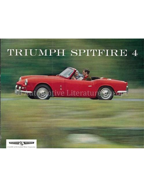 1964 TRIUMPH SPITFIRE BROCHURE ENGELS, Boeken, Auto's | Folders en Tijdschriften