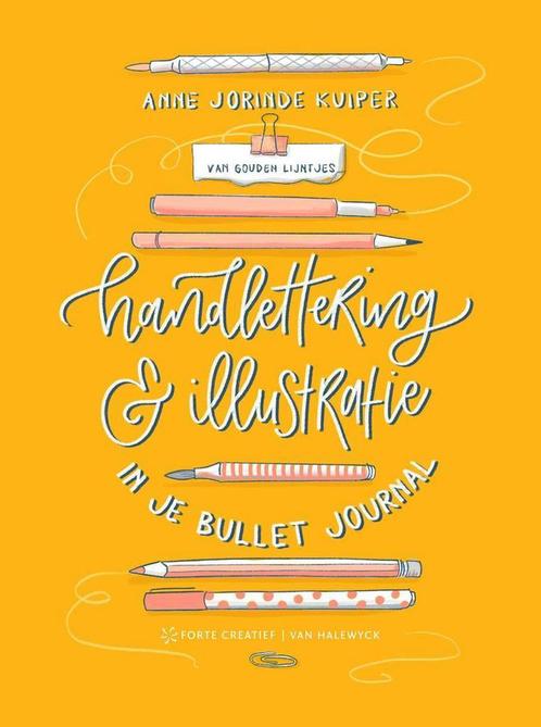 Handlettering & illustratie in je bulletjournal, Boeken, Hobby en Vrije tijd, Zo goed als nieuw, Verzenden