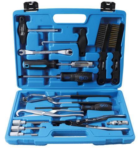 Bgs Technic Remtrommel gereedschapset 15-delig, Auto diversen, Autogereedschap, Verzenden
