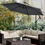 Parasol Brazil - 3m - Donkergrijs, Tuin en Terras, Verzenden, Nieuw