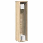 vidaXL Badkamerkast met rolhouder 20,5x20x90 cm sonoma, Huis en Inrichting, Verzenden, Nieuw