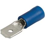 50x Kabelschoen vlakstekker blauw 1,5 - 2,5mm² kabel, Ophalen of Verzenden, Nieuw