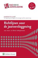 9789013147902 Richtlijnen voor de Jaarverslaggeving 2018, Verzenden, Zo goed als nieuw, Wolters Kluwer Nederland B.V.