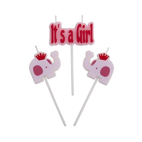 Taartkaarsjes Geboorte Its a Girl**, Hobby en Vrije tijd, Taarten en Cupcakes maken, Nieuw, Verzenden