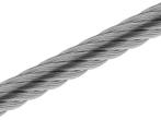 Staalkabel - 4mm - 6x7 + FC - Gegalvaniseerd - 100 meter op, Ophalen of Verzenden, Nieuw, 250 mm of meer, Overige typen
