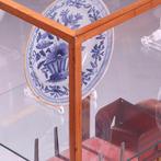 Zeer fijne mahoniehouten vitrinekast of winkelvitrine ca 19, Antiek en Kunst, Antiek | Meubels | Kasten, Ophalen of Verzenden