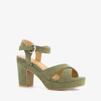 Blue Box dames sandalen met hak groen maat 39, Nieuw, Verzenden