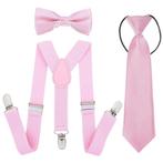 Fako Fashion® - Kinder Bretels, Vlinderstrik & Stropdas -, Verzenden, Nieuw