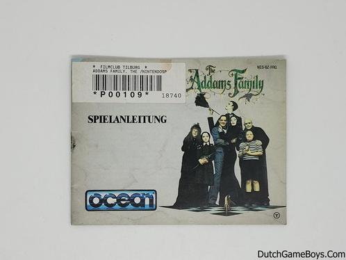 Nintendo NES - Addams Family - FRG - Manual, Spelcomputers en Games, Games | Nintendo NES, Gebruikt, Verzenden