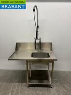 RVS Saro Aanvoertafel met voorspoeldouche 120 cm Horeca, Zakelijke goederen, Horeca | Keukenapparatuur, Ophalen of Verzenden, Nieuw zonder verpakking