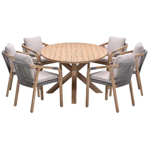Garden Impressions Alora tuinset 7-delig - Tamako tuintafel, Tuin en Terras, Tuinsets en Loungesets, Verzenden