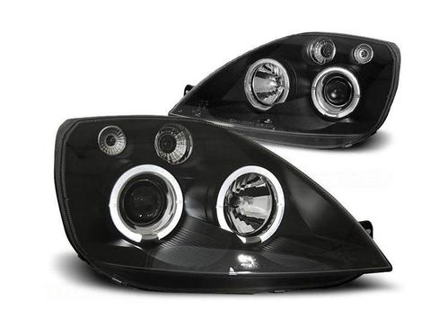Angel Eyes Black koplamp units geschikt voor Ford Fiesta MK6, Auto-onderdelen, Verlichting, Nieuw, Ford, Verzenden