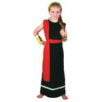 Romeins gewaad zwart rood voor meisjes - Romeinse kleding, Nieuw, Ophalen of Verzenden