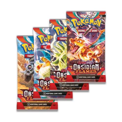 Pokemon Obsidian Flames | Booster Pack | VOOR MAAR 5,49!, Hobby en Vrije tijd, Verzamelkaartspellen | Pokémon, Booster, Nieuw