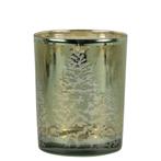 Theelichthouder dennenboom groen middel 12cm, Verzenden, Nieuw