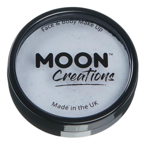 Moon Creations Pro Face Paint Cake Pots Light Grey 36g, Hobby en Vrije tijd, Feestartikelen, Nieuw, Verzenden