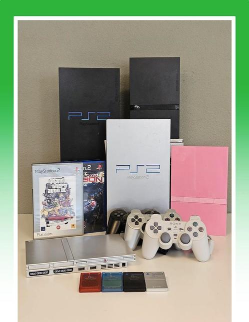 Playstation 2 vanaf €65! PS2 met garantie en morgen in huis, Spelcomputers en Games, Spelcomputers | Sony PlayStation 2, Met 1 controller