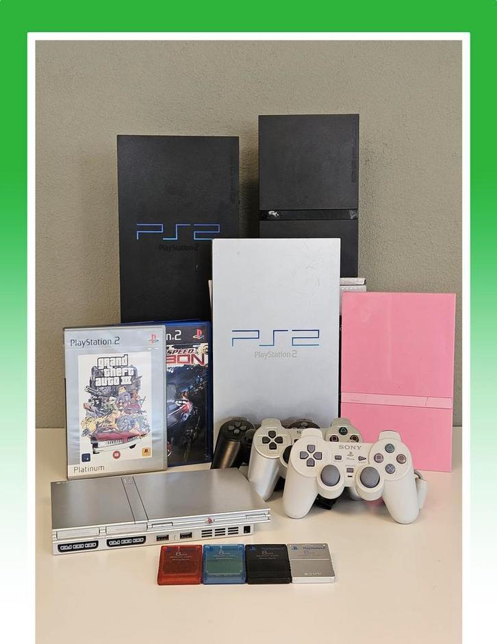 Playstation 2 vanaf €64! PS2 met garantie en morgen in huis, Spelcomputers en Games, Spelcomputers | Sony PlayStation 2, Met 1 controller