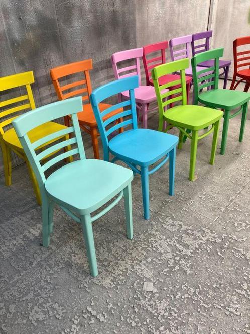 cafestoelen houten keukenstoelen thonet cafe stoel horeca, Huis en Inrichting, Stoelen, Vijf, Zes of meer stoelen, Overige kleuren