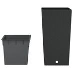 Plantenbak met uitneembare bak rattan-look 21/49 L PP ant..., Verzenden, Nieuw