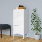 vidaXL Opbergkast 42,5x35x101,5 cm staal wit, Huis en Inrichting, Kasten | Overige, Verzenden, Nieuw