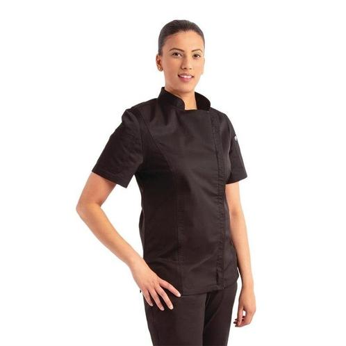 Horeca koksbuis dames - zwart - korte mouw - XS t/m XXL, Zakelijke goederen, Horeca | Keukenapparatuur, Nieuw in verpakking, Verzenden