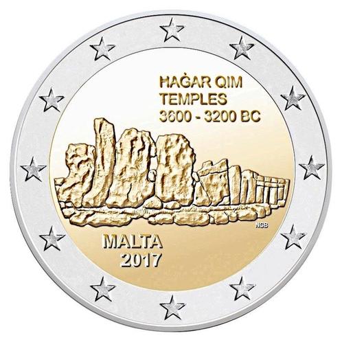 Malta 2 Euro Hagar Qim 2017, Postzegels en Munten, Munten | Europa | Euromunten, Verzenden