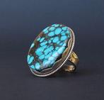 Zilver - Ring - Turquoise Tibetain