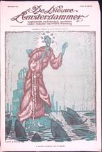 Spotprent Amerikaanse president Wilson en de duikbotenoor..., Antiek en Kunst, Kunst | Litho's en Zeefdrukken, Verzenden