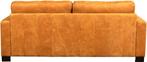 Cognac leren bank |  cognac leer | NIEUW, Ophalen of Verzenden, Modern, 200 tot 250 cm, Driepersoons