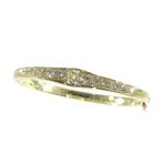 Armband - 14 karaat Geel goud -  3.80ct. tw. Diamant