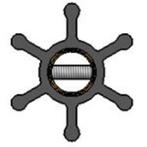 Impeller Volvo: 875583, 3586496, 21951342 Westerbeke: 36630, Ophalen of Verzenden, Nieuw, Motor en Techniek, Zeilboot of Motorboot