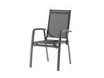Winnaar Salerno stapelbare aluminium fauteuil - Grijs, Tuin en Terras, Tuinstoelen, Ophalen of Verzenden, Nieuw