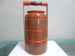 Lunchbox, Birma. - Bamboe, Lak - Myanmar - Eind 20e eeuw