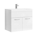 Badkamermeubel Montreal Set 01 60 x 35 cm Wit Badmeubel, Verzenden, Nieuw, Wastafelkast