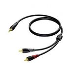 Tulp naar jack 3.5 mm kabel | Procab | 20 meter, Verzenden, Nieuw