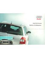 2001 AUDI A4 AVANT INSTRUCTIEBOEKJE FRANS