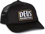 DEUS Crimson Trucker cap - Black, Verzenden, One size fits all, Pet, Nieuw