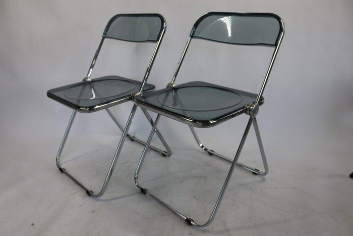 Anonima Castelli - Giancarlo Piretti - Klapstoel (2) - Plia, Antiek en Kunst, Antiek | Meubels | Stoelen en Banken