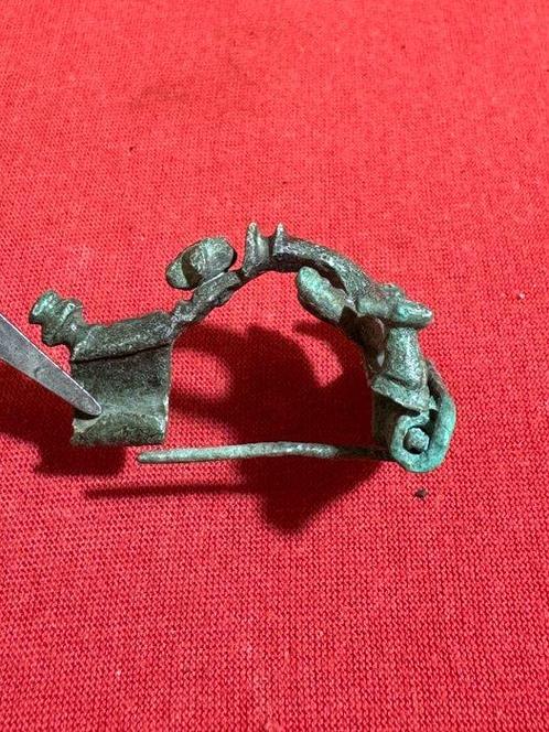 Oud-Romeins Fibula - 41 mm, Sieraden, Tassen en Uiterlijk, Antieke sieraden
