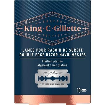 King C. Gillette Double Edge Safety Razor 10 Mesjes