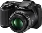 Nikon Coolpix L340 Digitale Compact Camera - Zwart (In doos), Verzenden, Zo goed als nieuw