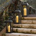 Capri Windlicht Antraciet Medium Decoratie Windlichten, Verzenden, Nieuw