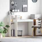 vidaXL Bureau met Opbergruimte Wit 100x40x90 cm Kunststof, Verzenden, Nieuw