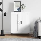 vidaXL Dressoir 69,5x34x90 cm bewerkt hout wit, Huis en Inrichting, Kasten | Dressoirs, Verzenden, Nieuw, 50 tot 100 cm, 25 tot 50 cm